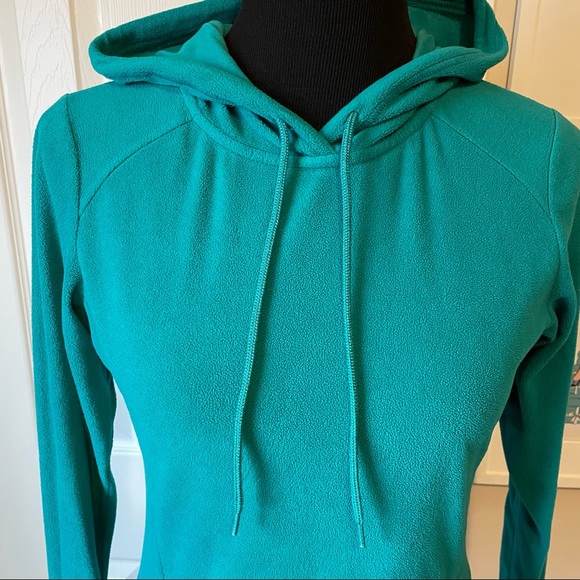 Teal Hoodie Fleece Pull Over Columbia Women’s Size XS - Picture 2 of 6